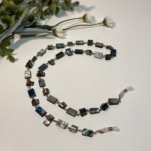 🎁 3 for $15. Face Mask or Eye glasses holder polished sea shell MOP Abalone